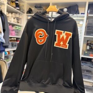 Off-White Black and Orange Men's hoodie